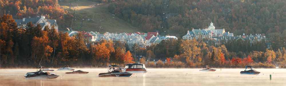 Boating on the lake